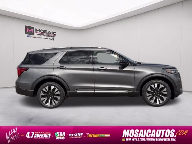 2026 Carbonized Gray Metallic Ford Explorer Platinum 4X4 SUV