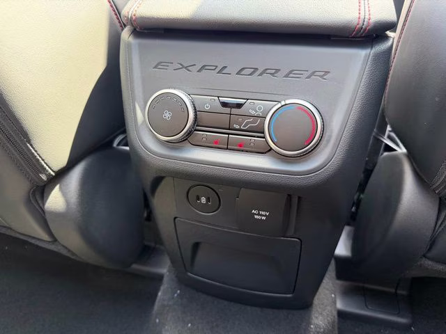 2026 Star White Metallic Tri-Coat Ford Explorer ST-Line 4X4 SUV
