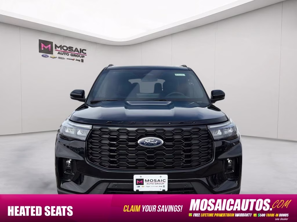 2026 Agate Black Metallic Ford Explorer ST-Line 4X4 SUV