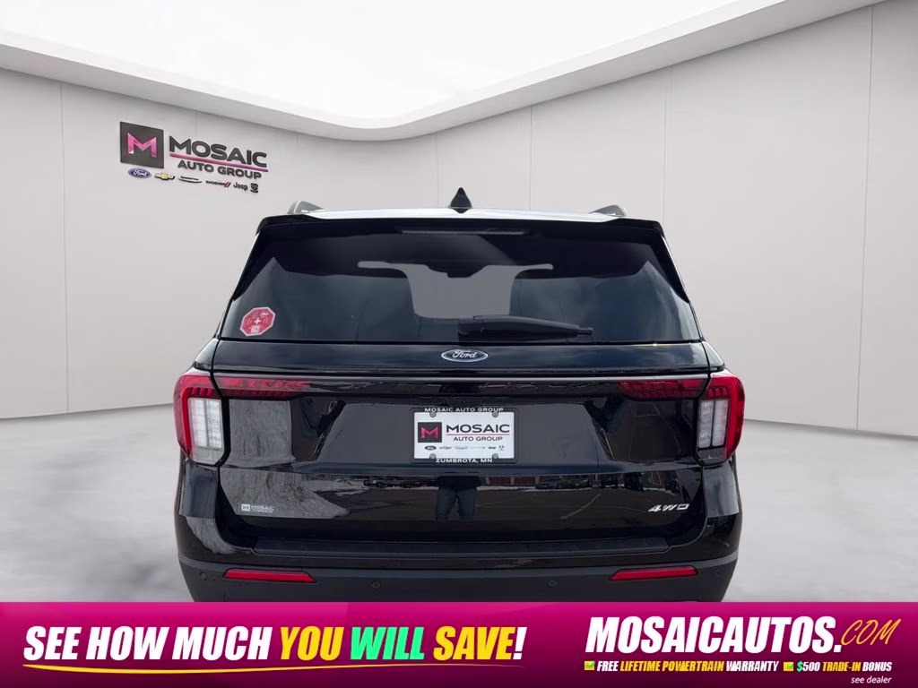 2026 Agate Black Metallic Ford Explorer ST-Line 4X4 SUV