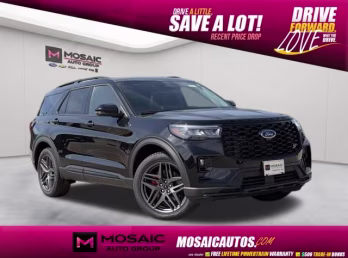 2026 Agate Black Metallic Ford Explorer ST 4X4 SUV