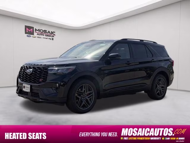 2026 Agate Black Metallic Ford Explorer ST 4X4 SUV