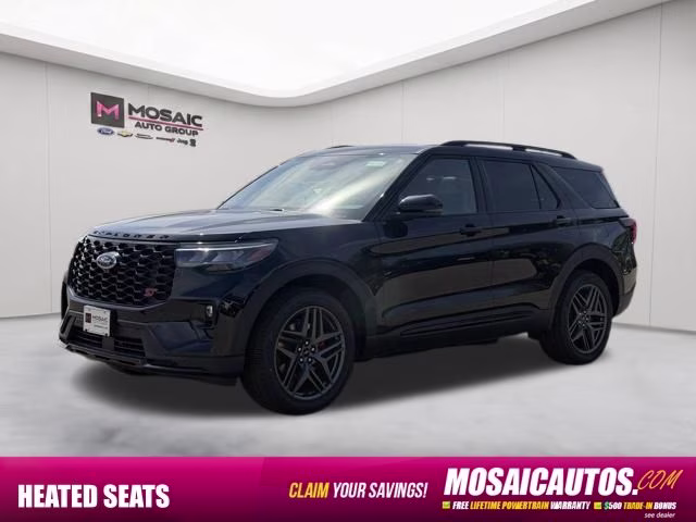 2026 Agate Black Metallic Ford Explorer ST 4X4 SUV