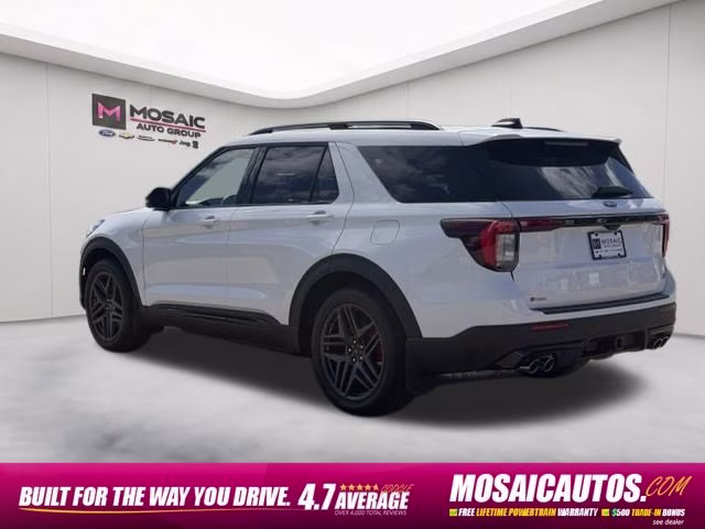 2026 White Metallic Ford Explorer ST 4X4 SUV