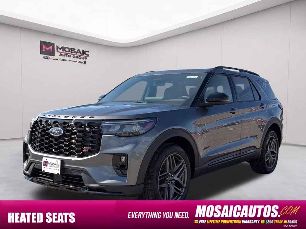 2026 Carbonized Gray Metallic Ford Explorer ST 4X4 SUV