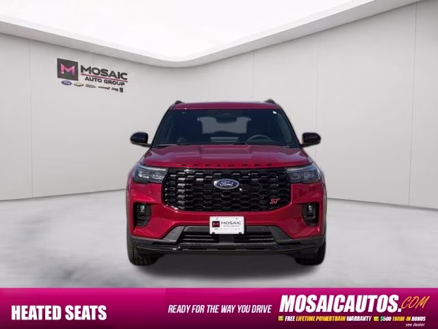 2026 Rapid Red Metallic Tinted Clearcoat Ford Explorer ST 4X4 SUV