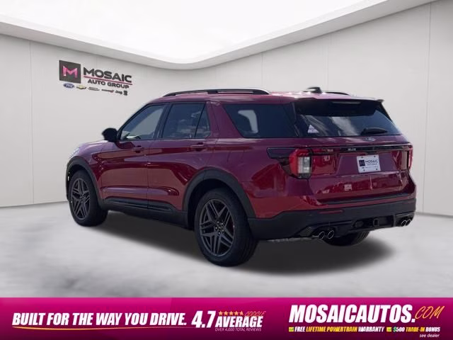 2026 Rapid Red Metallic Tinted Clearcoat Ford Explorer ST 4X4 SUV
