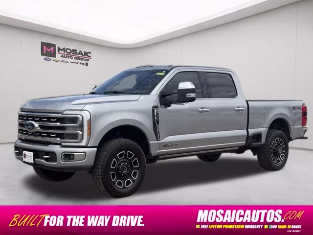2023 Silver Ford Super Duty F-250 SRW Platinum 4X4 Truck