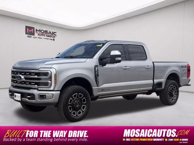 2023 Silver Ford Super Duty F-250 SRW Platinum 4X4 Truck
