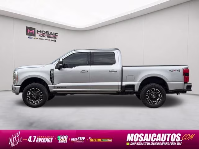 2023 Silver Ford Super Duty F-250 SRW Platinum 4X4 Truck