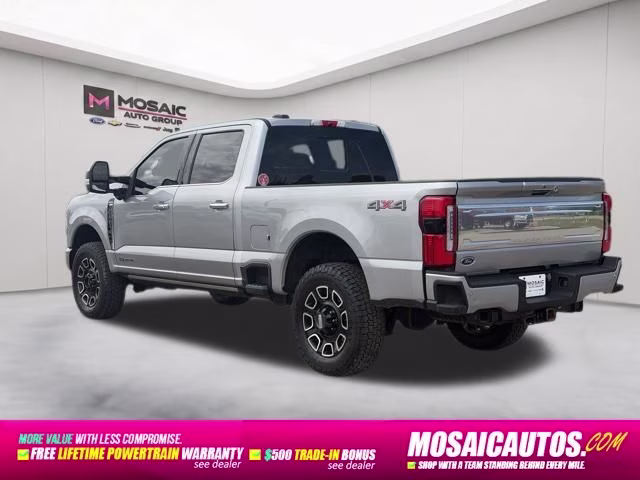 2023 Silver Ford Super Duty F-250 SRW Platinum 4X4 Truck