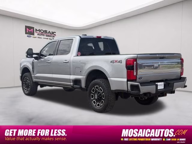 2023 Silver Ford Super Duty F-250 SRW Platinum 4X4 Truck
