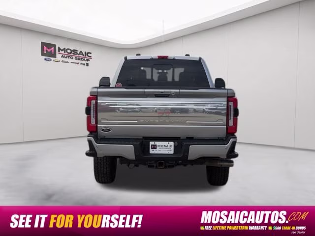 2023 Silver Ford Super Duty F-250 SRW Platinum 4X4 Truck