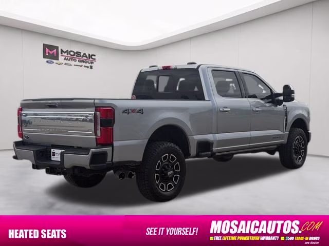 2023 Silver Ford Super Duty F-250 SRW Platinum 4X4 Truck