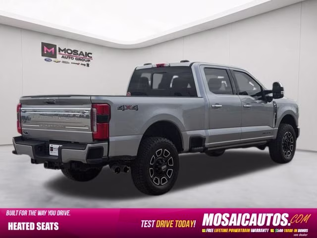 2023 Silver Ford Super Duty F-250 SRW Platinum 4X4 Truck