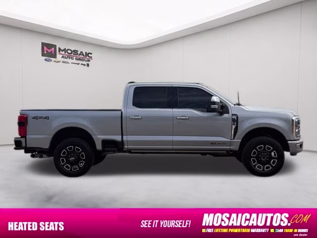 2023 Silver Ford Super Duty F-250 SRW Platinum 4X4 Truck