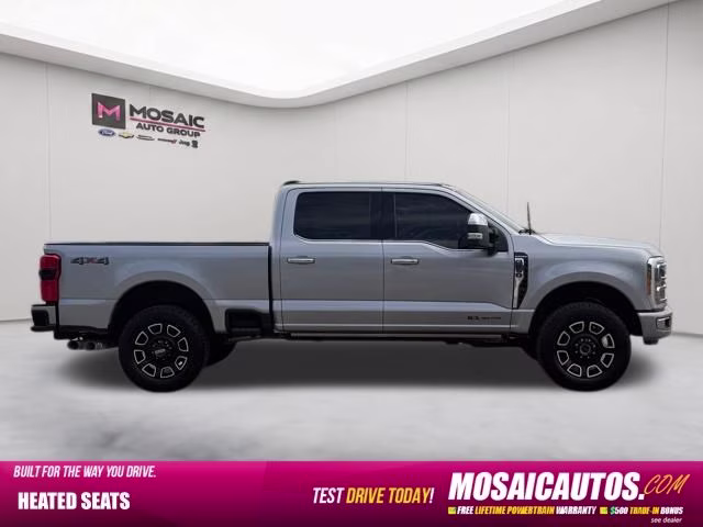 2023 Silver Ford Super Duty F-250 SRW Platinum 4X4 Truck