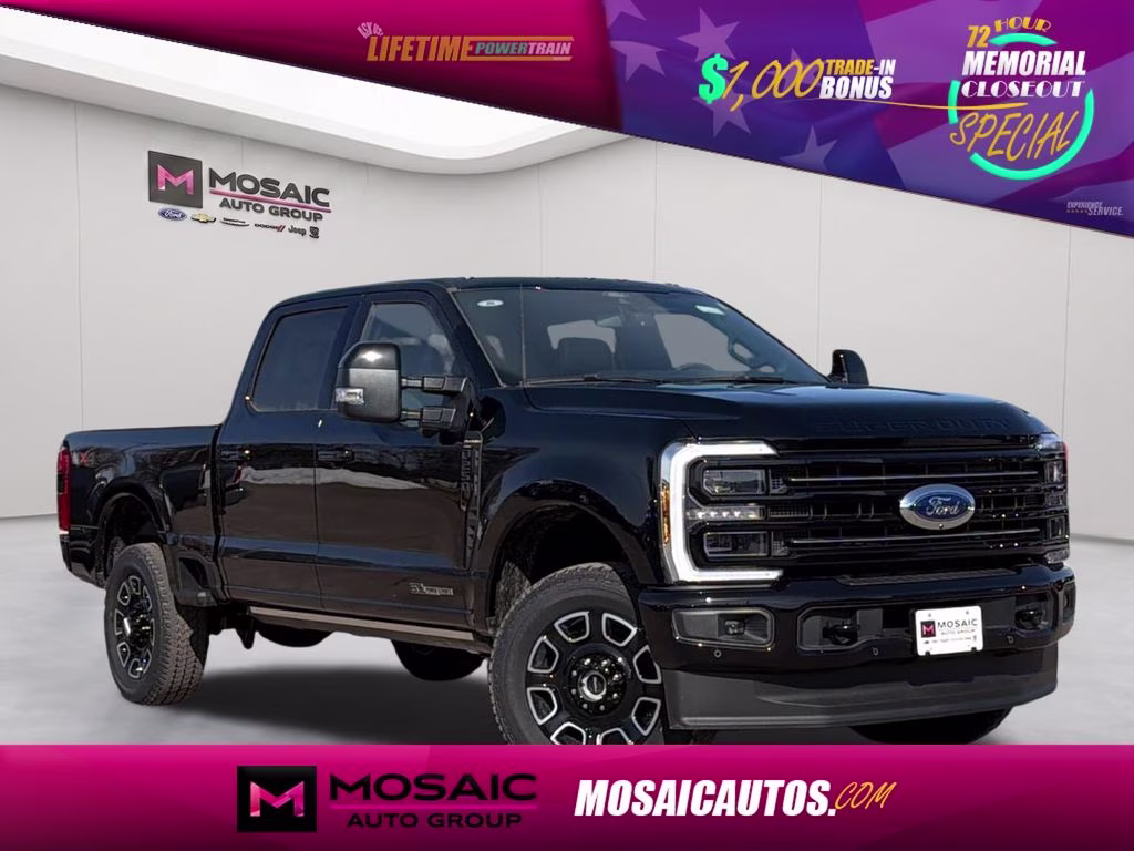 2026 Agate Black Metallic Ford Super Duty F-250 SRW Platinum 4X4 Truck