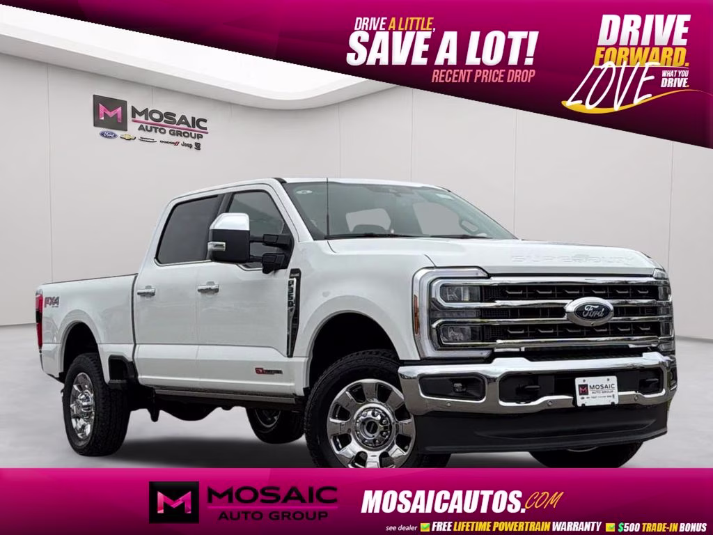 2026 Star White Metallic Tri-Coat Ford Super Duty F-350 SRW King Ranch 4X4 Truck