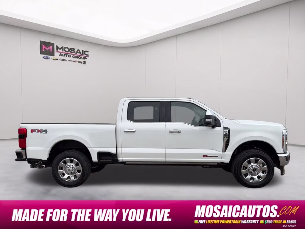 2026 Star White Metallic Tri-Coat Ford Super Duty F-350 SRW King Ranch 4X4 Truck