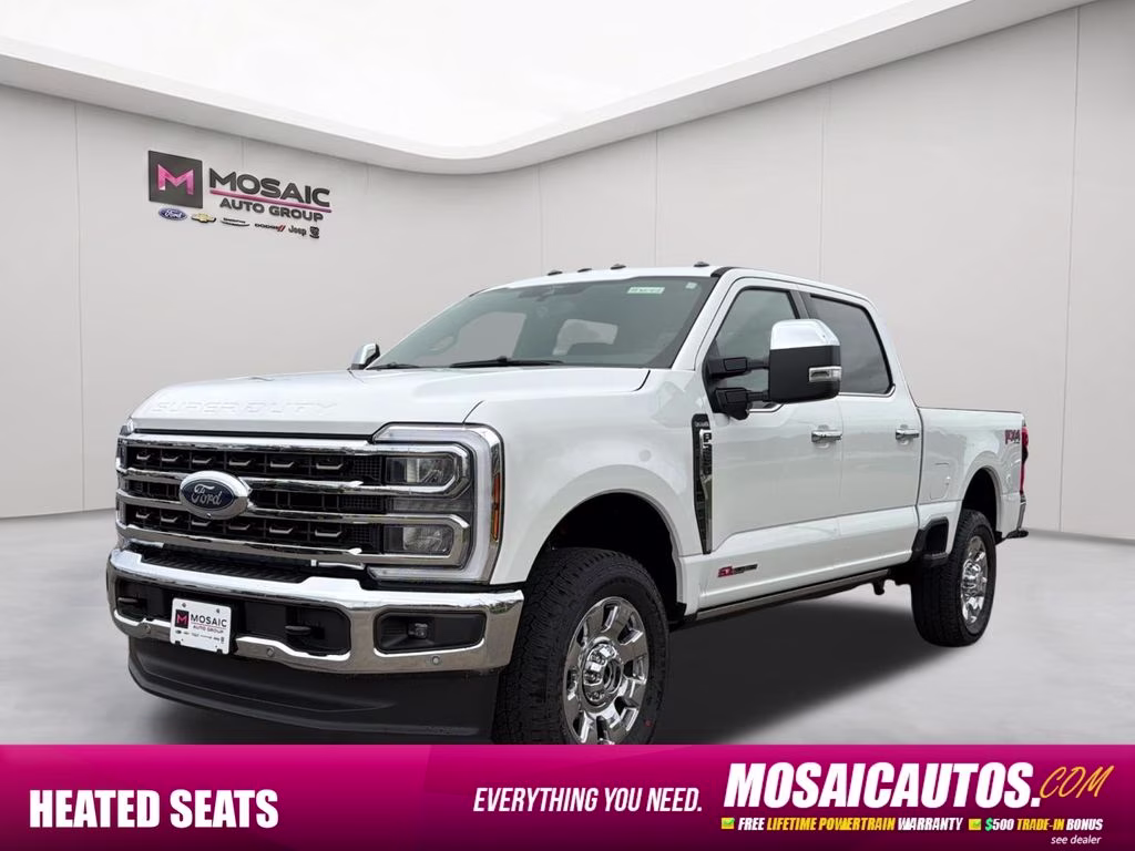 2026 Star White Metallic Tri-Coat Ford Super Duty F-350 SRW King Ranch 4X4 Truck