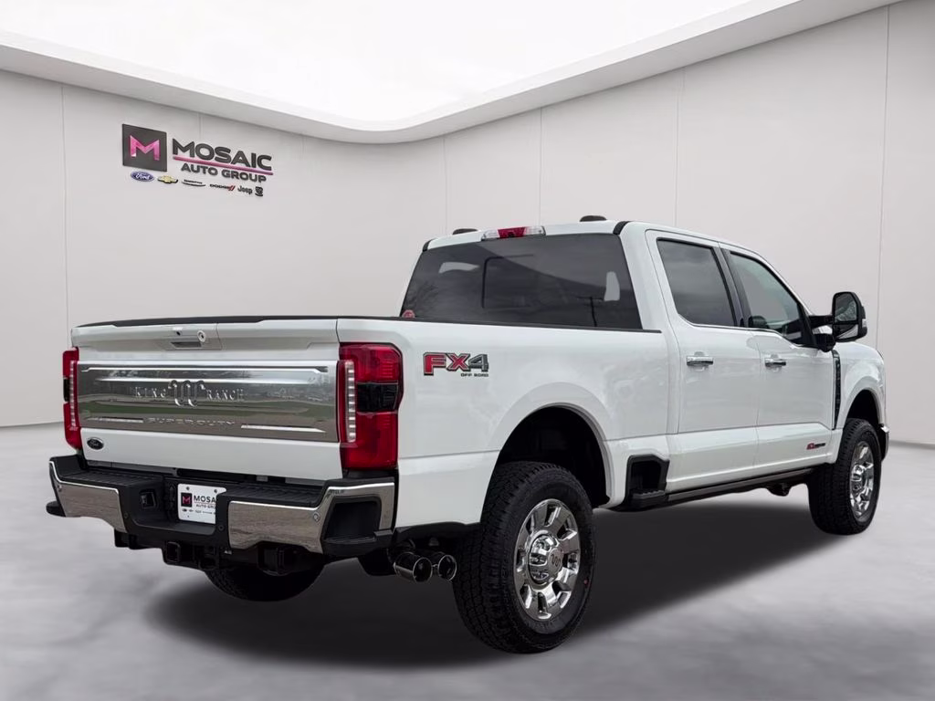 2026 Star White Metallic Tri-Coat Ford Super Duty F-350 SRW King Ranch 4X4 Truck