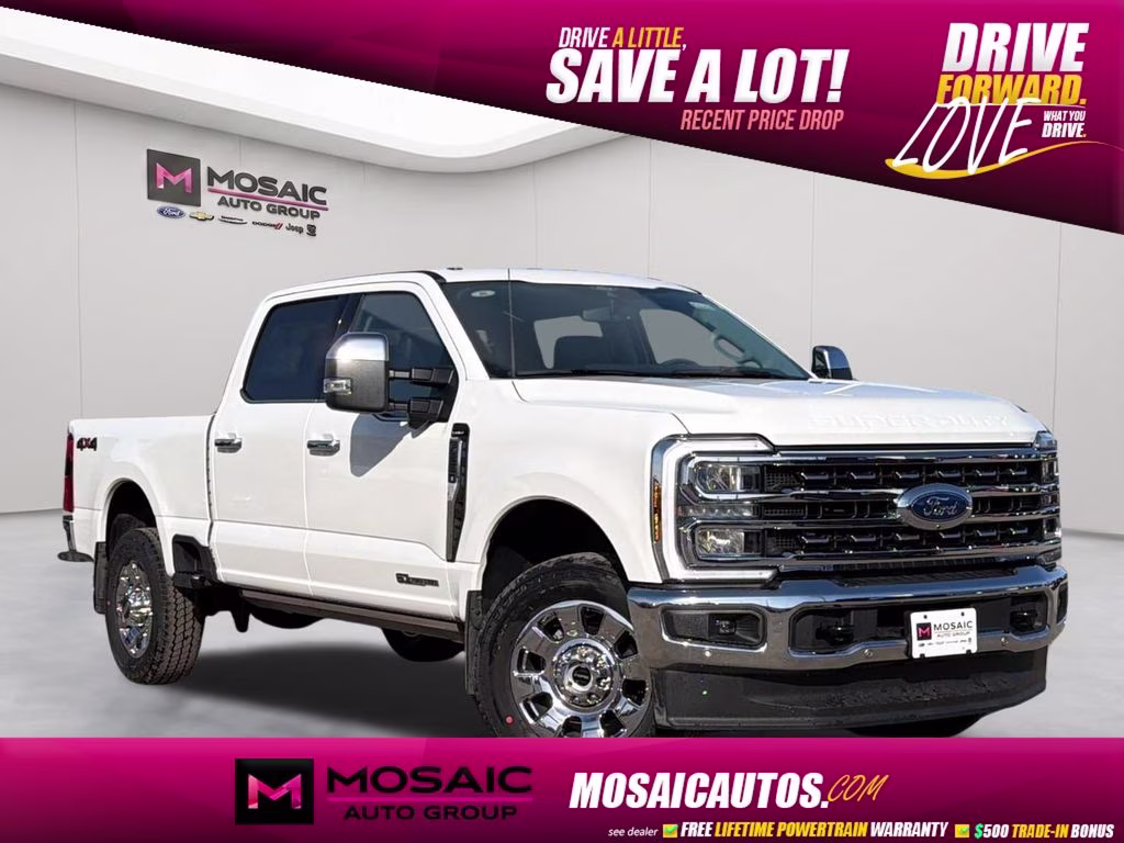 2026 White Metallic Ford Super Duty F-350 SRW Lariat 4X4 Truck