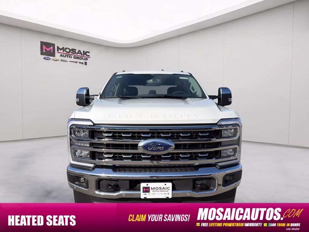 2026 White Metallic Ford Super Duty F-350 SRW Lariat 4X4 Truck