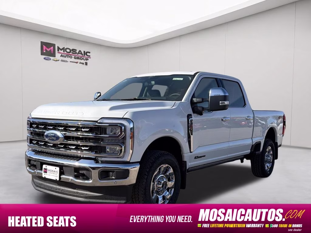 2026 White Metallic Ford Super Duty F-350 SRW Lariat 4X4 Truck