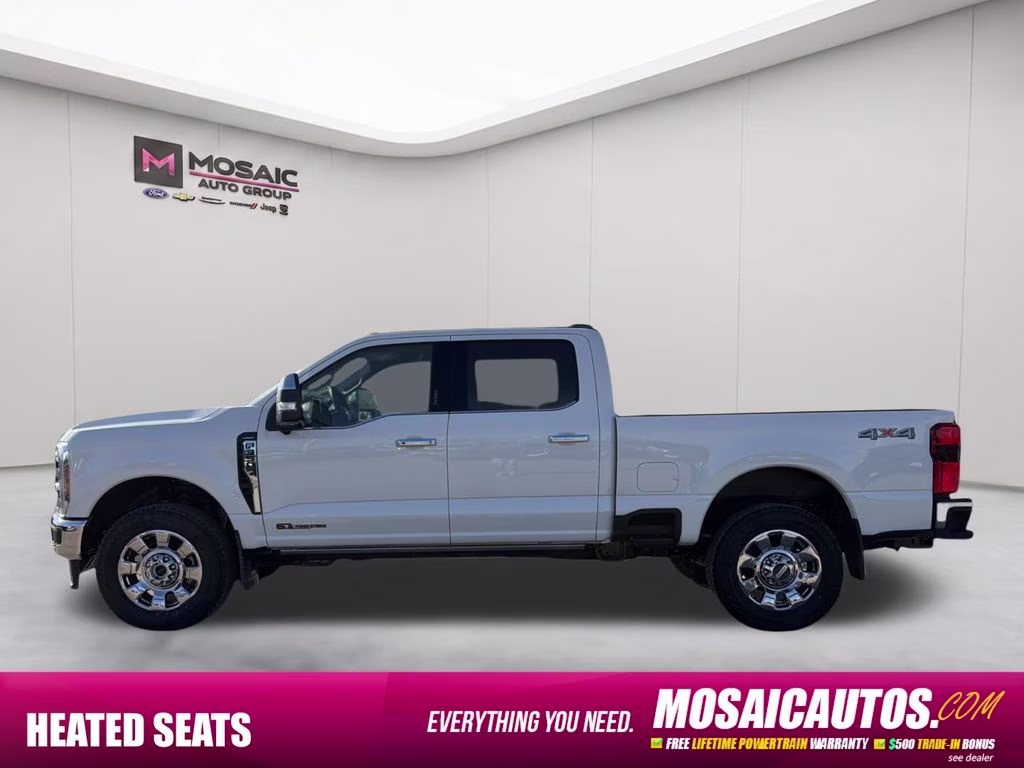 2026 White Metallic Ford Super Duty F-350 SRW Lariat 4X4 Truck