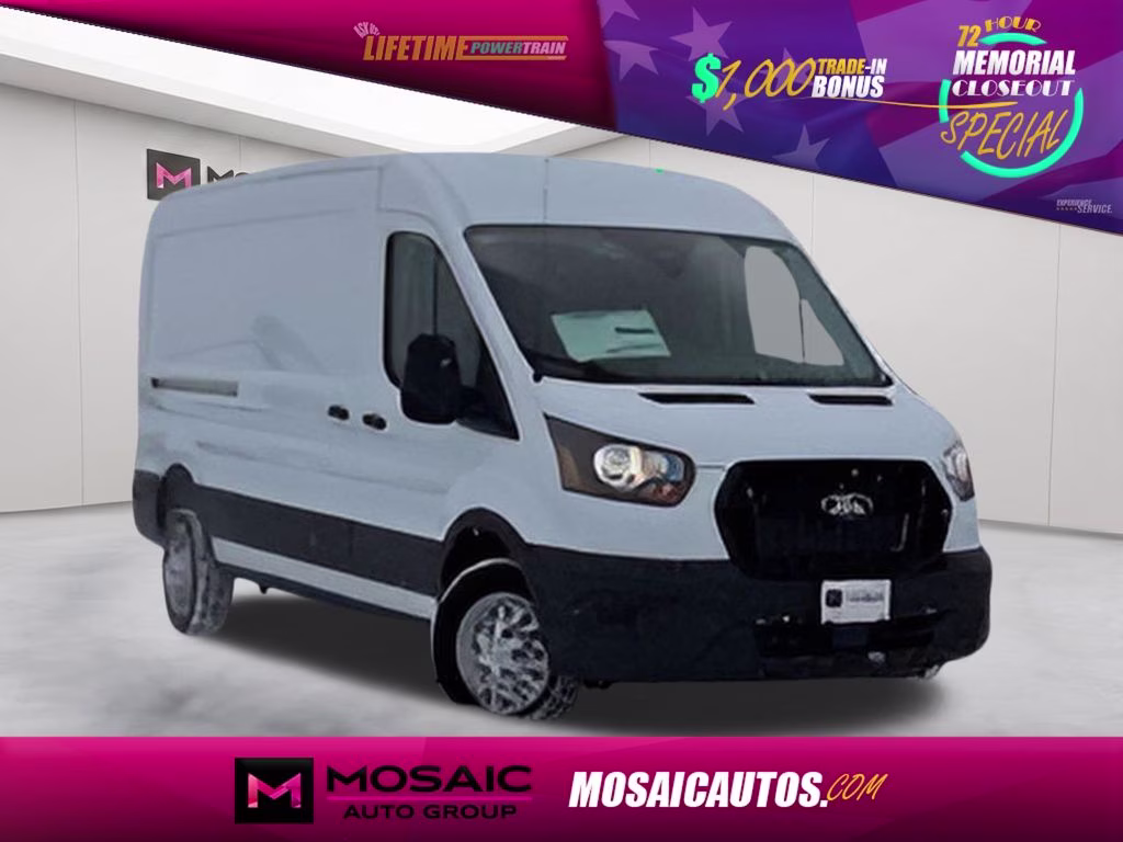 2026 Oxford White Ford Transit-250 Base AWD Van