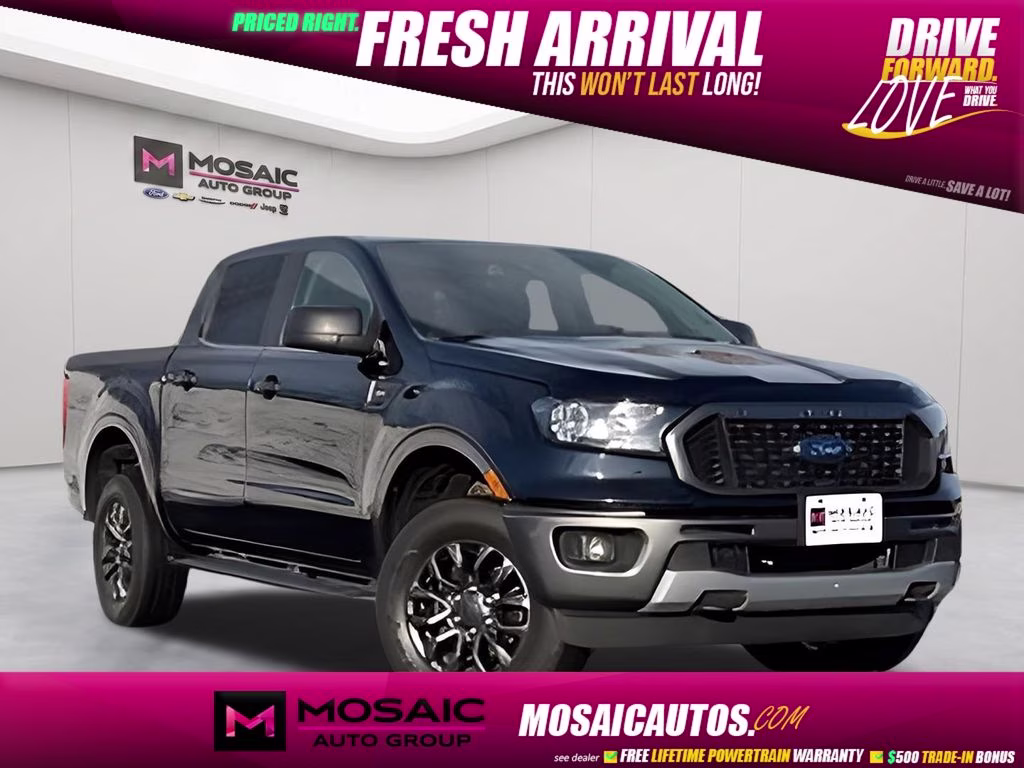 2020 Shadow Black Ford Ranger XLT 4X4 Truck