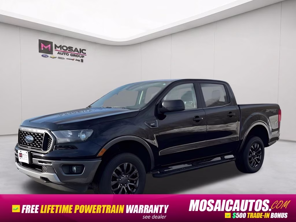 2020 Shadow Black Ford Ranger XLT 4X4 Truck