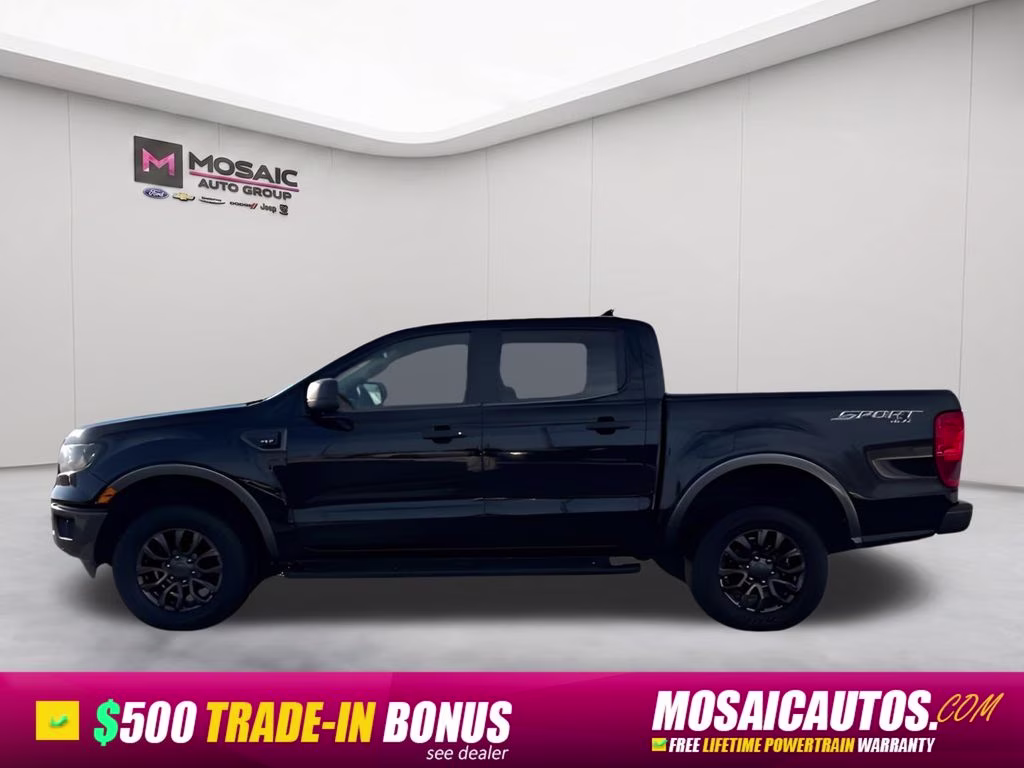 2020 Shadow Black Ford Ranger XLT 4X4 Truck