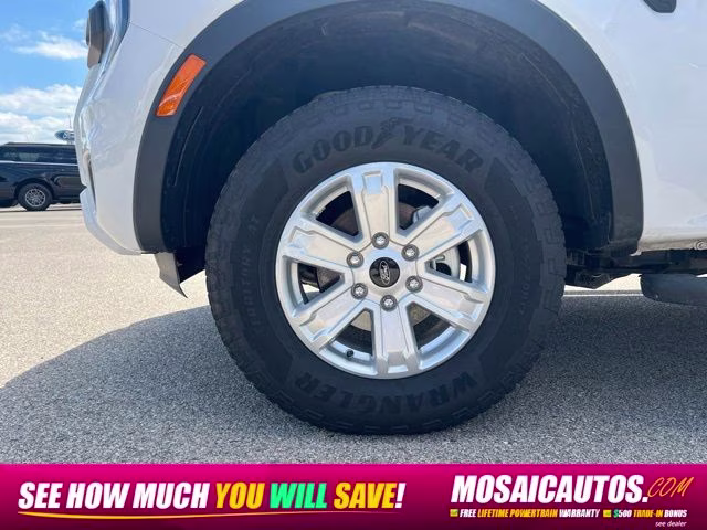 2025 Oxford White Ford Ranger XL 4X4 Truck