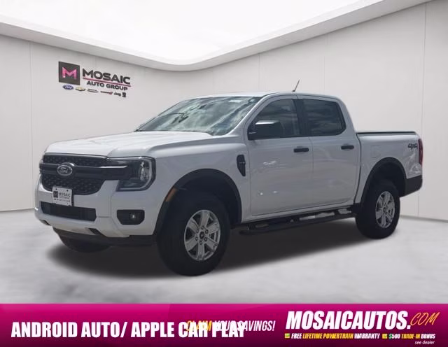 2025 Oxford White Ford Ranger XL 4X4 Truck
