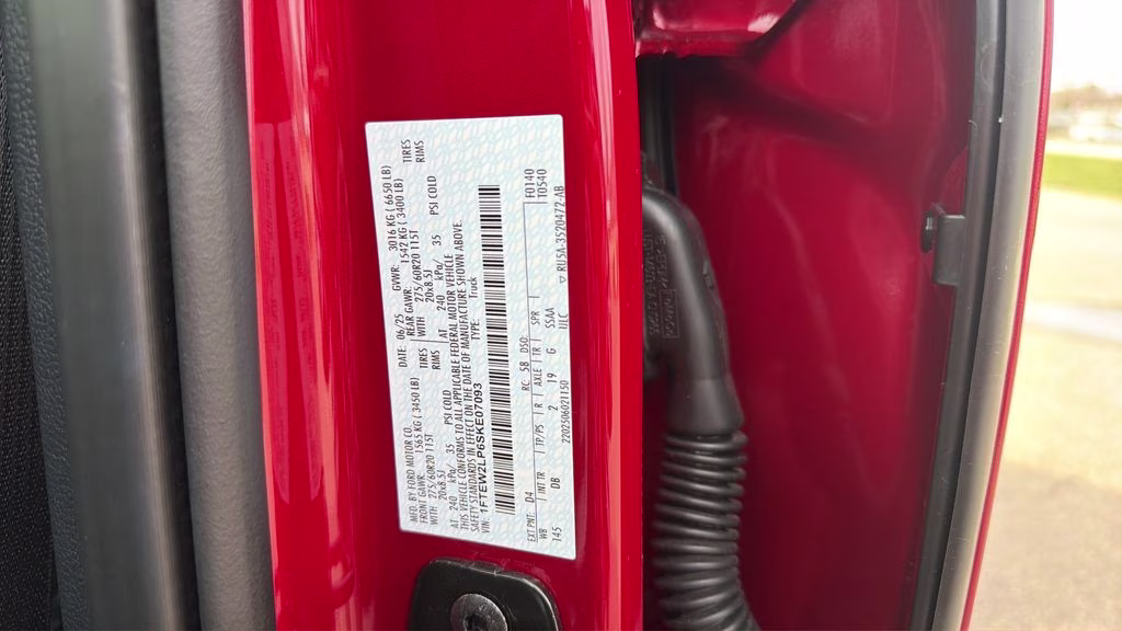 2025 Red Metallic Ford F-150 STX 4X4 Truck