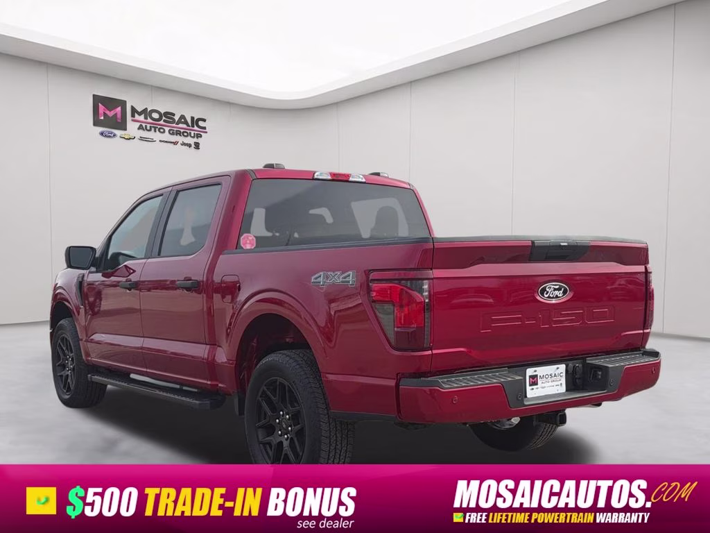 2025 Red Metallic Ford F-150 STX 4X4 Truck