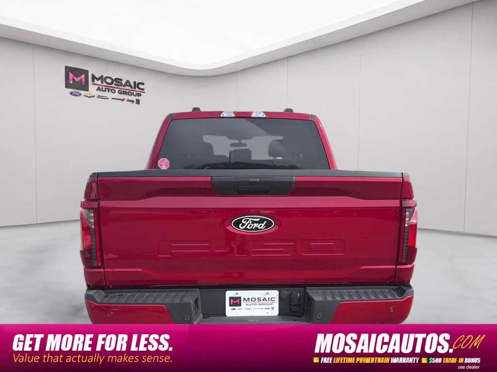 2025 Red Metallic Ford F-150 STX 4X4 Truck