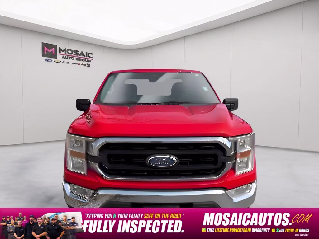 2021 Red Ford F-150 XLT 4X4 Truck