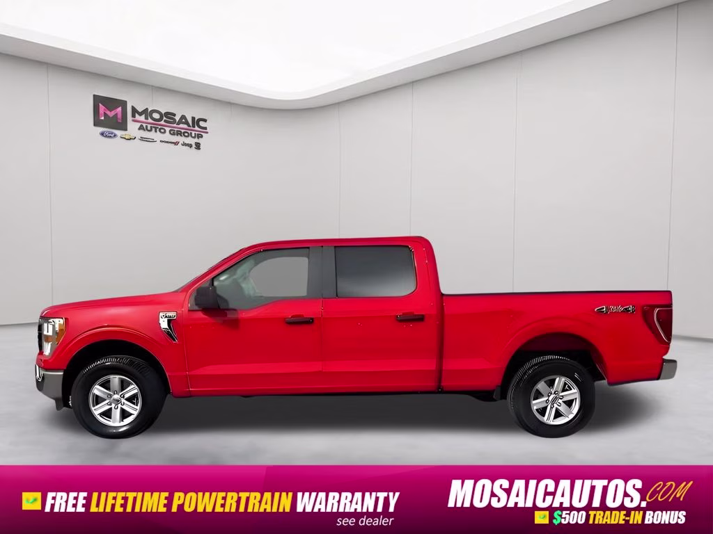 2021 Red Ford F-150 XLT 4X4 Truck