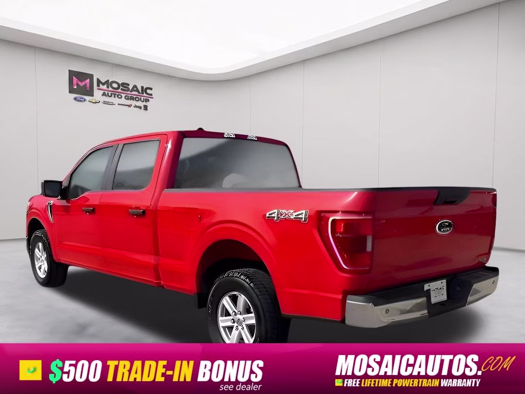 2021 Red Ford F-150 XLT 4X4 Truck