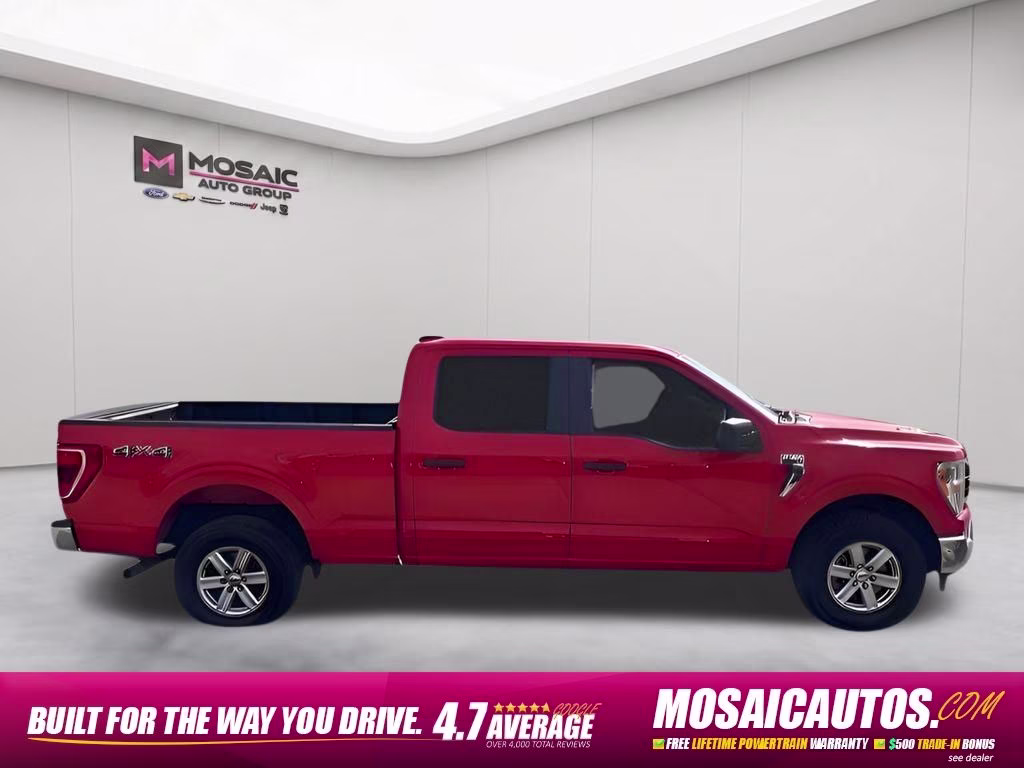 2021 Red Ford F-150 XLT 4X4 Truck