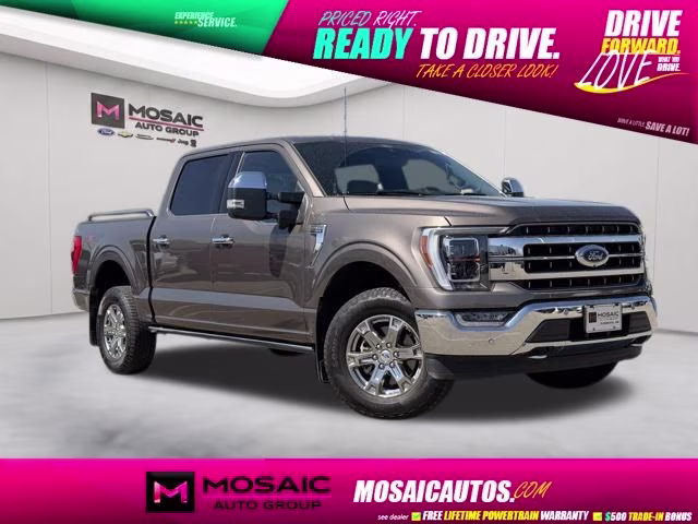 2022 Stone Gray Metallic Ford F-150 Lariat 4X4 Truck