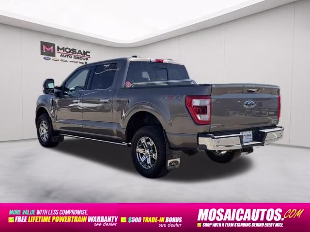 2022 Stone Gray Metallic Ford F-150 Lariat 4X4 Truck