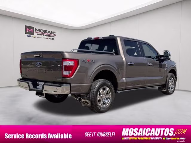 2022 Stone Gray Metallic Ford F-150 Lariat 4X4 Truck