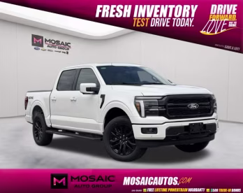2026 Star White Metallic Tri-Coat Ford F-150 Lariat 4X4 Truck