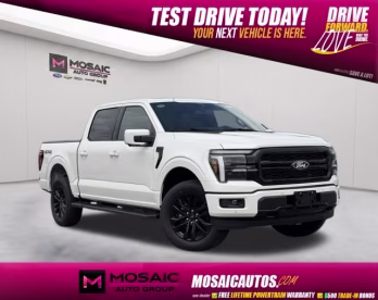 2026 Star White Metallic Tri-Coat Ford F-150 Lariat 4X4 Truck
