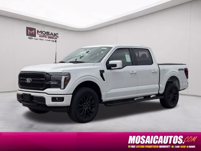 2026 Star White Metallic Tri-Coat Ford F-150 Lariat 4X4 Truck