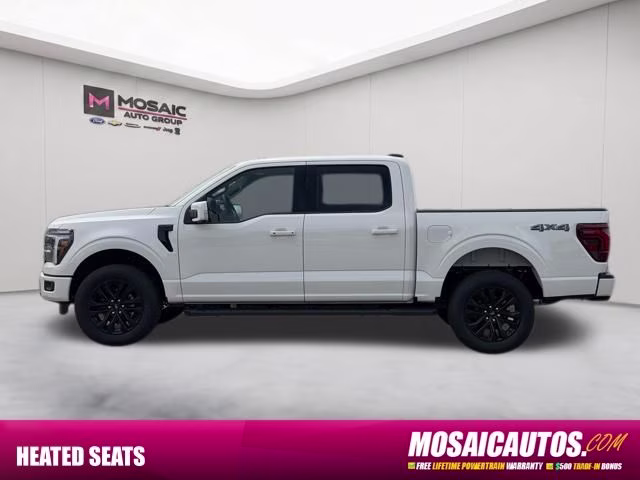 2026 Star White Metallic Tri-Coat Ford F-150 Lariat 4X4 Truck
